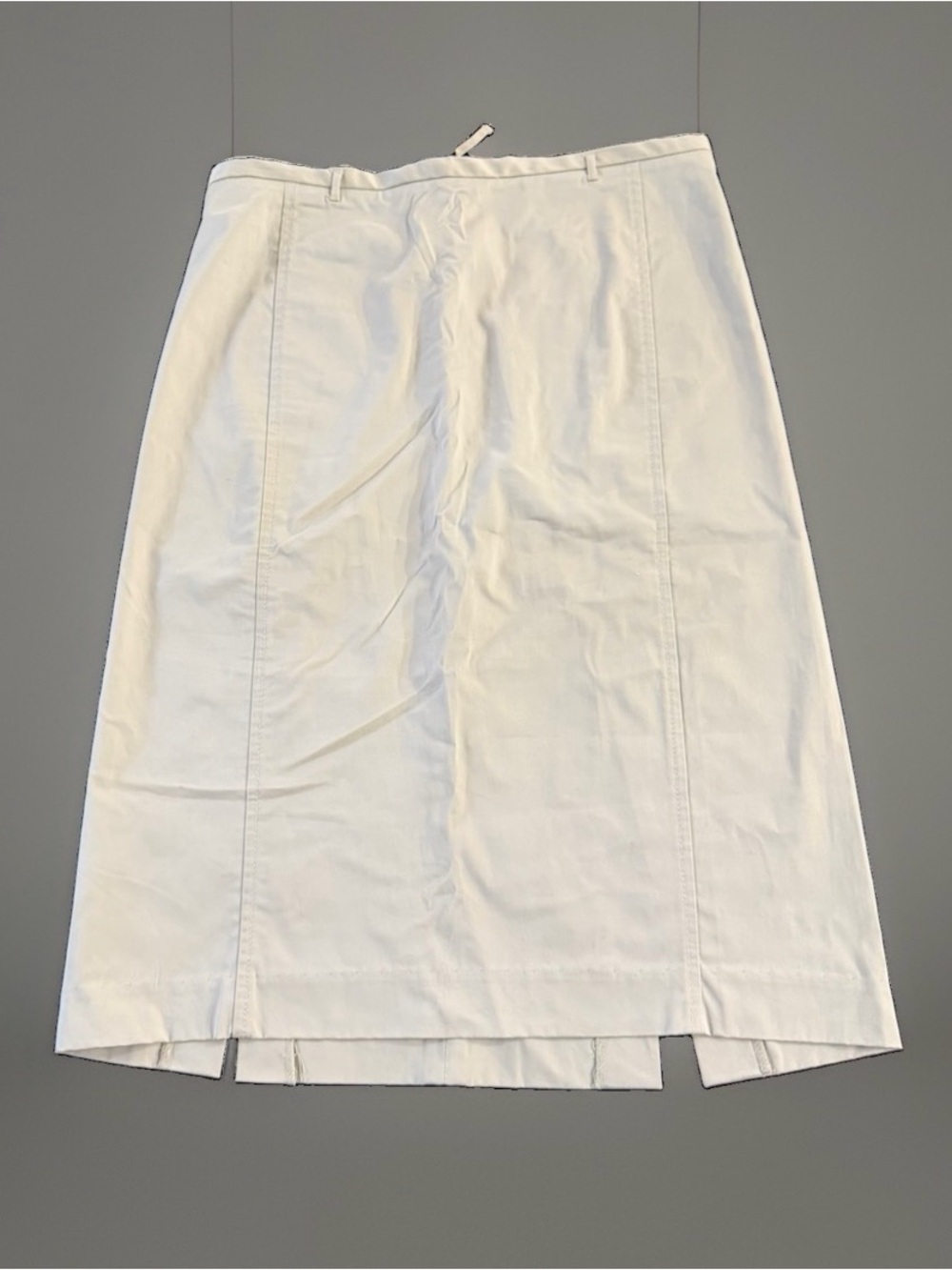 GAP beige Midi Skirt with Subtle Front Panels